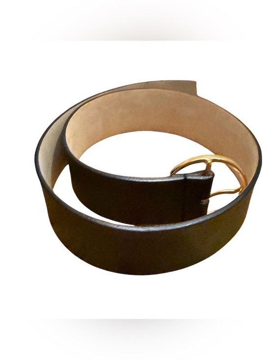 B-Low the Belt Molly Leather Belt in Black with Gold Hardware main image 4